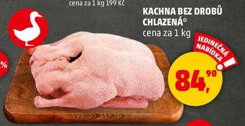 KACHNA BEZ DROBŮ CHLAZENÁ, 1 kg