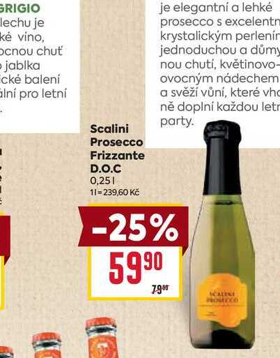 Scalini Prosecco Frizzante D.O.C 0,25l