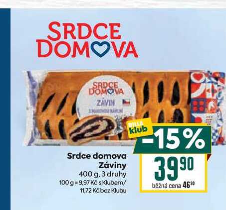 Srdce domova Záviny 400 g