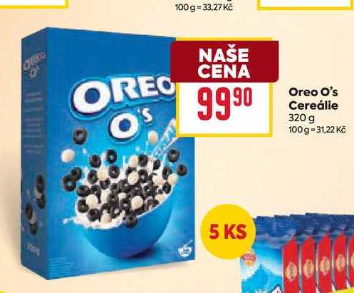 Oreo O's Cereálie 320 g
