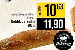 Rohlík cereální 80 g