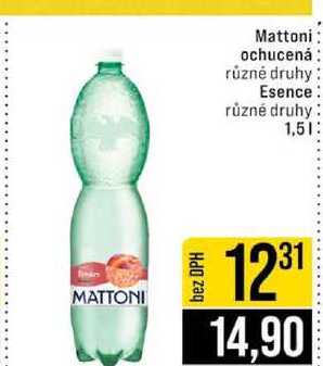 Mattoni ochucená různé druhy Esence různé druhy 1,5l