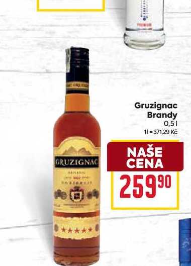 Gruzignac Brandy 0,5l