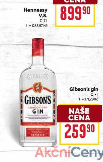 Gibson's gin 0,7l
