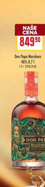 Don Papa Masskara 40% 0,7l