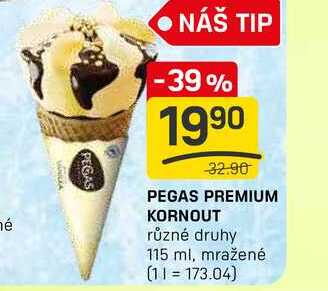 PEGAS PREMIUM KORNOUT různé druhy 115 ml