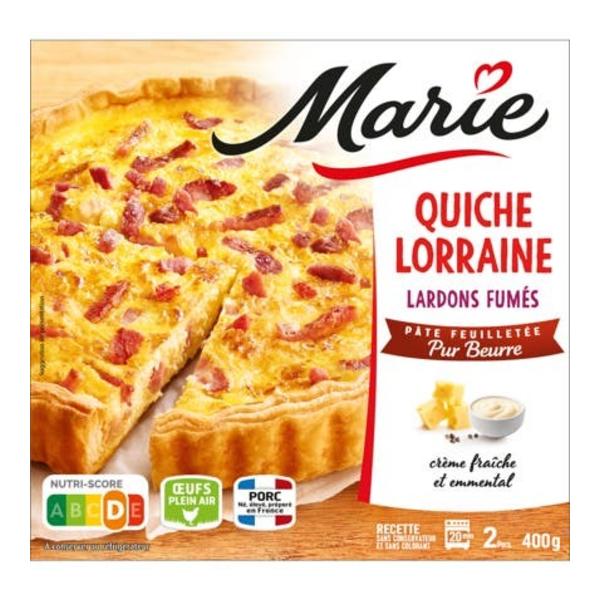 Monoprix Marie Quiche Lorraine s uzeným, crème fraîche a ementálem, máslové těsto