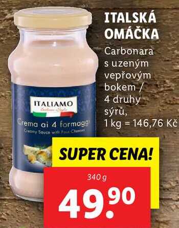 ITALSKÁ OMÁČKA, 340 g