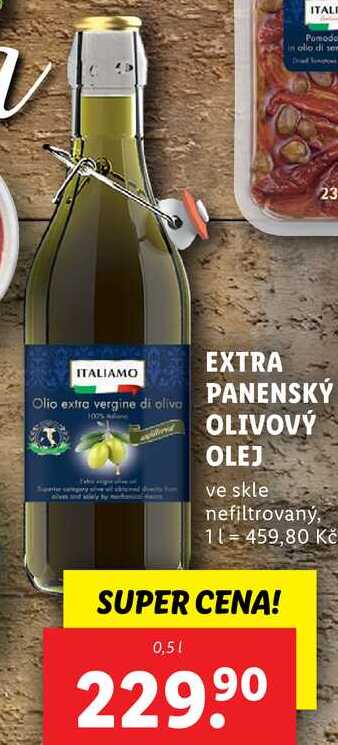 EXTRA PANENSKÝ OLIVOVÝ OLEJ, 0,5 l