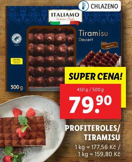 PROFITEROLES/TIRAMISU, 450 g/500 g