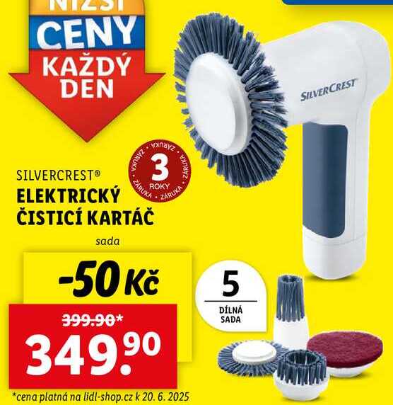 ELEKTRICKÝ ČISTICÍ KARTÁČ 