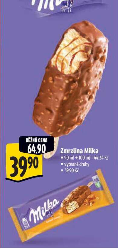 Zmrzlina Milka, 90 ml 