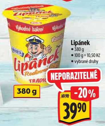 Lipánek, 380 g