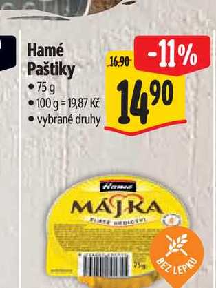 Hamé Paštiky 75 g 
