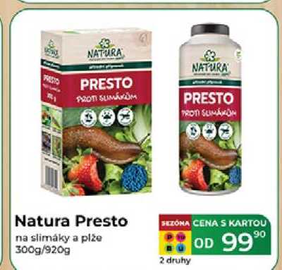 Natura Presto na slimáky a plže 300g/920g 