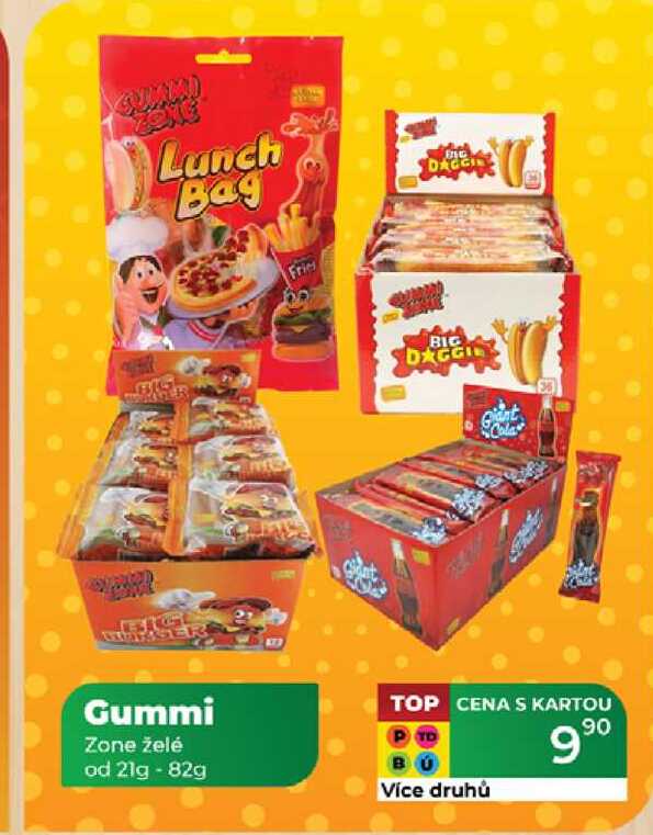 Gummi Zone želė od 21g -82g  