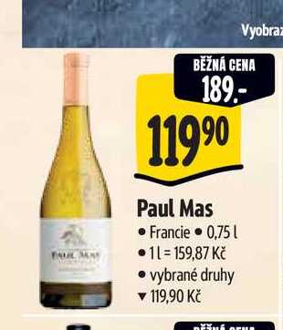   Paul Mas 0,75 l