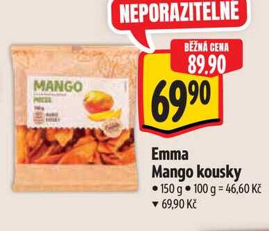 Emma Mango kousky, 150 g