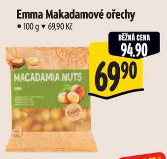 Emma Makadamové ořechy, 100 g 
