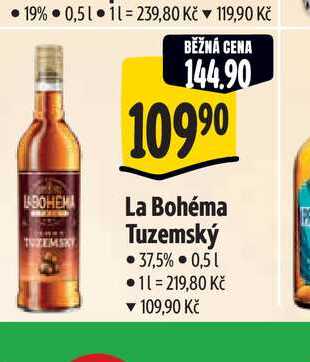   La Bohéma Tuzemský  0,5 l