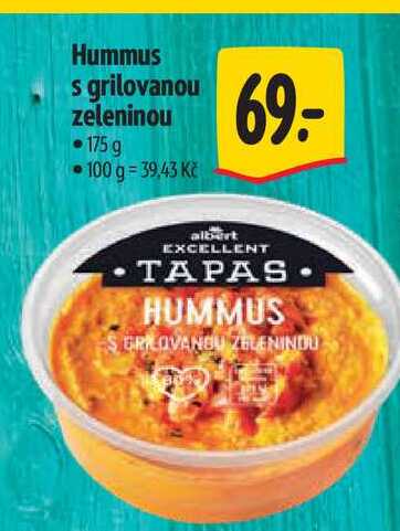 Hummus s grilovanou zeleninou 175 g 