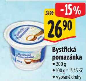 Bystřická pomazánka, 200 g