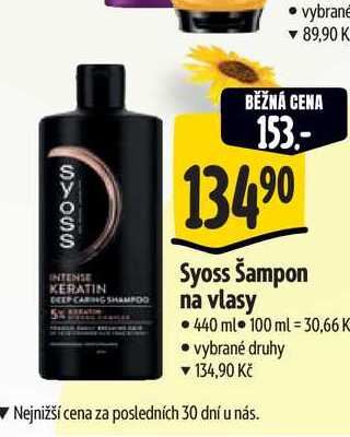   Syoss Šampon na vlasy 440 ml 