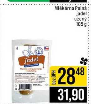 Mlékárna Polná jadel uzený 105 g