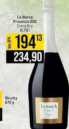 La Marca Prosecco DOC Extra Dry 0,75l