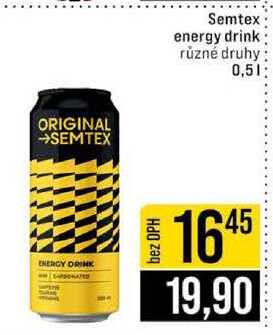 Semtex energy drink různé druhy 0,5l