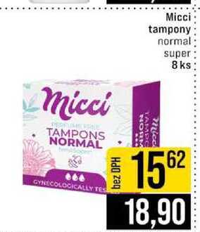 Micci tampony normal super 8 ks 