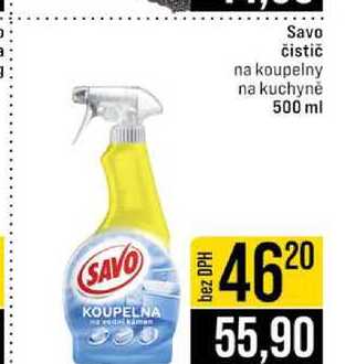 Savo čistič na koupelny na kuchyně 500 ml 