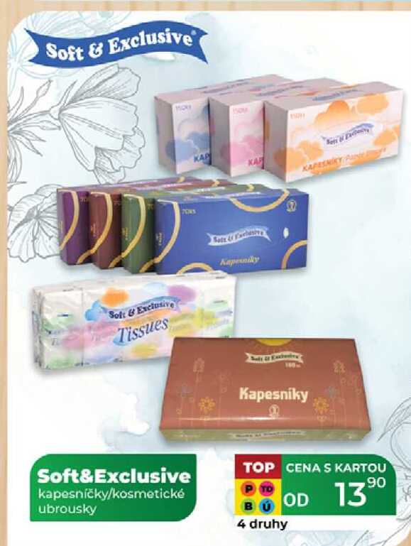 Soft&Exclusive kapesníčky/kosmetické ubrousky 