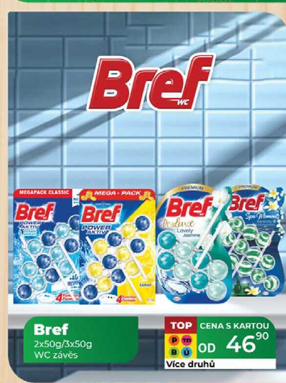 Bref 2x50g/3x50g WC závěs