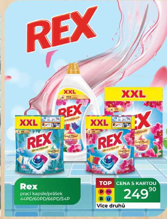 Rex prací kapsle/prášek 44PD/60PD/66PD/54P 