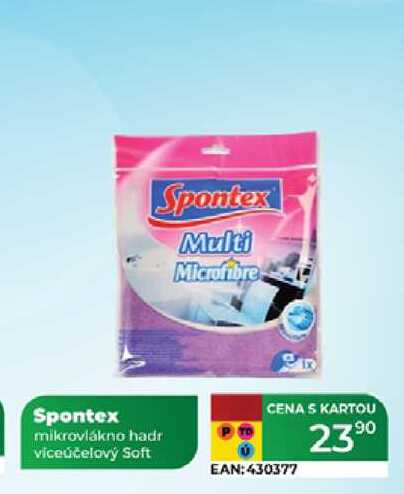 Spontex mikrovlákno hadr víceúčelový Soft 