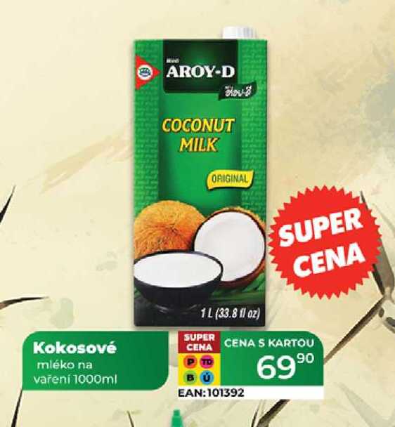 Kokosové mléko na vaření 1000ml 