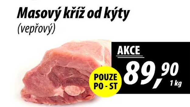 Masový kříž od kýty (vepřový), 1kg