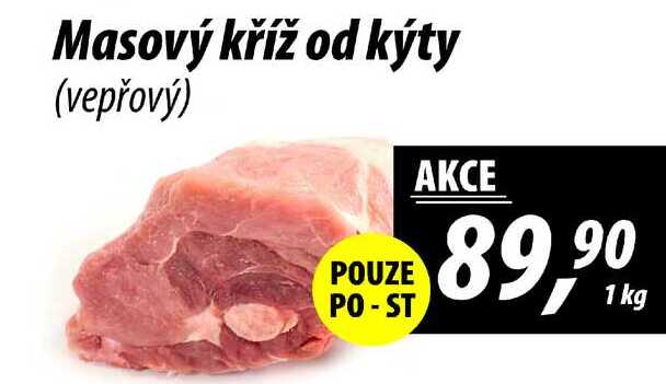 Masový kříž od kýty (vepřový), 1kg 