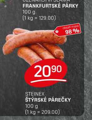 ŠTÝRSKÉ PÁREČKY 100g