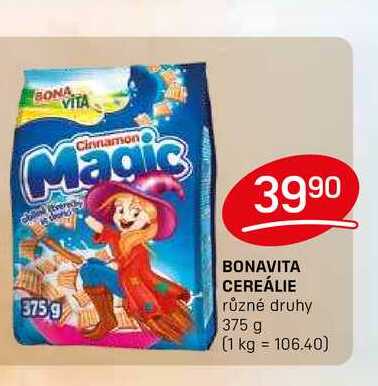 BONAVITA CEREÁLIE různé druhy 375 g 