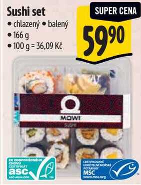 Sushi set, 166 g