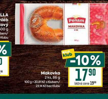 Makovka 2 ks, 86 g 