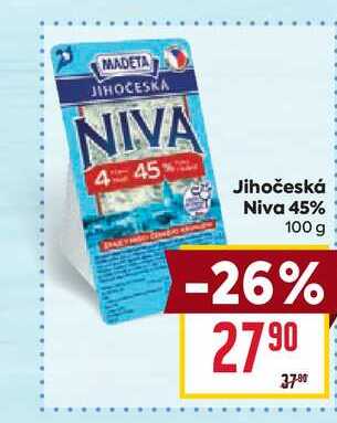 Jihočeská Niva 45% 100g