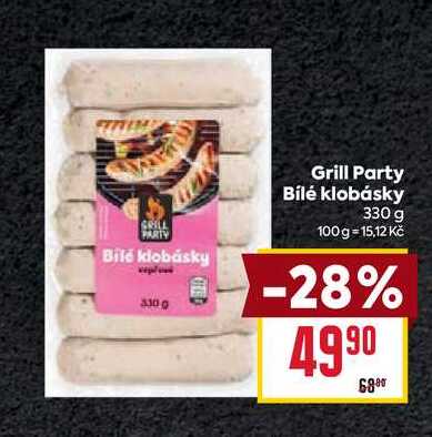 Grill Party Bílé klobásky 330 g