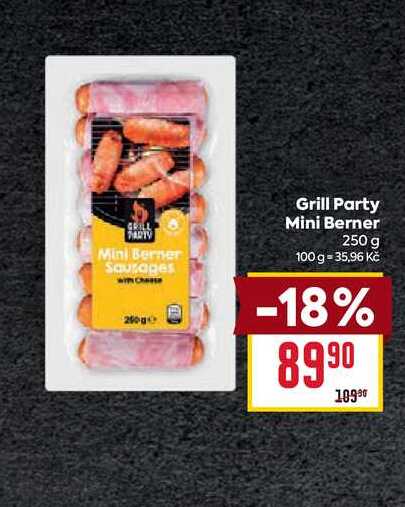 Grill Party Mini Berner 250 g 
