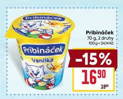 Pribináček Vanilka 70 g
