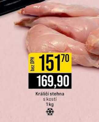 Králičí stehna s kosti 1kg 