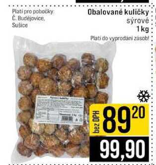 Obalované kuličky sýrové 1 kg