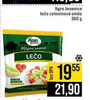 Agro Jesenice lečo zeleninová směs 350 g 